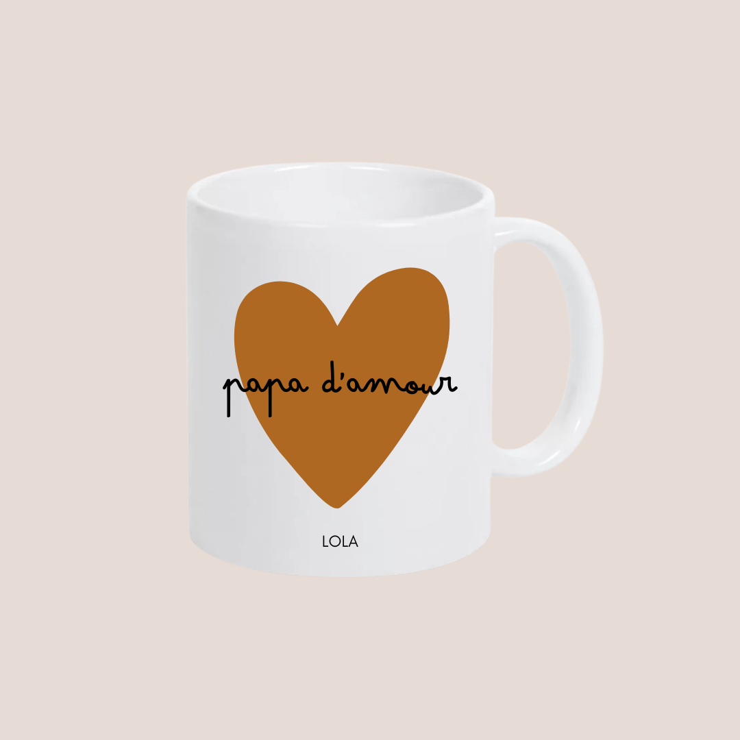 Tasse personnalisée MAMAN OU PAPA