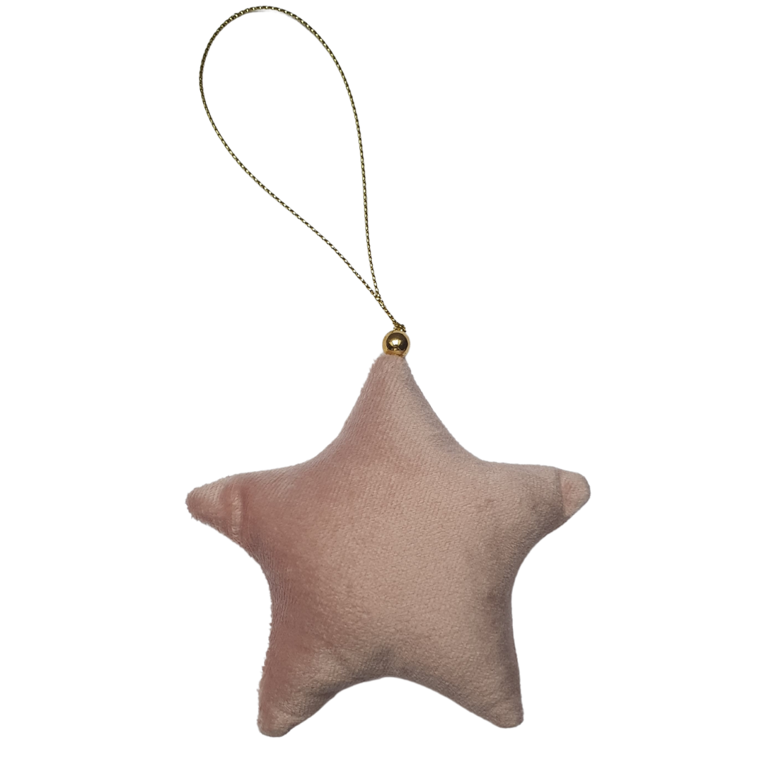 Suspensions étoiles de Noël personnalisées
