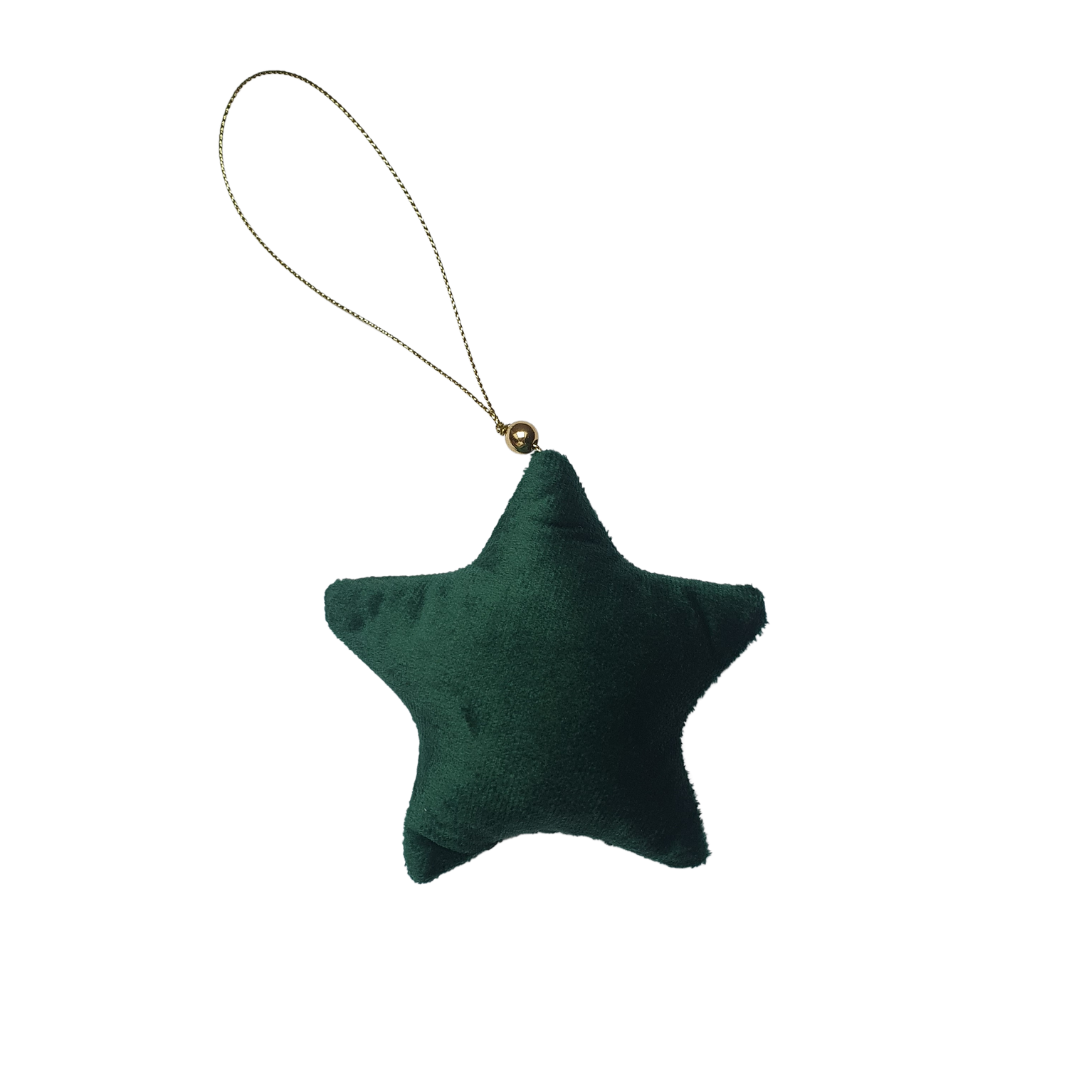 Suspensions étoiles de Noël personnalisées