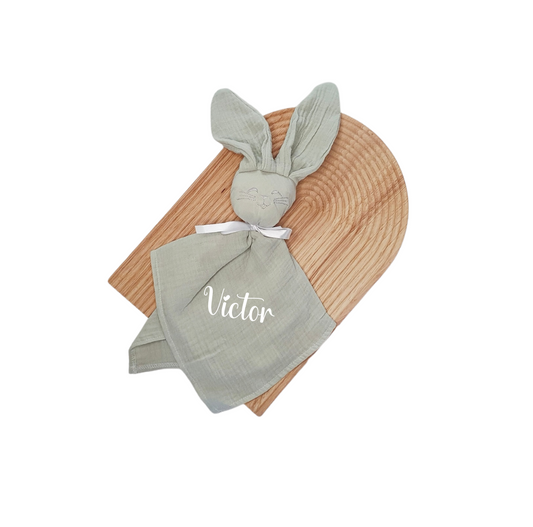 Doudou Lapin VERT
