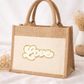 Petit sac cabas en toile de Jute LOVE